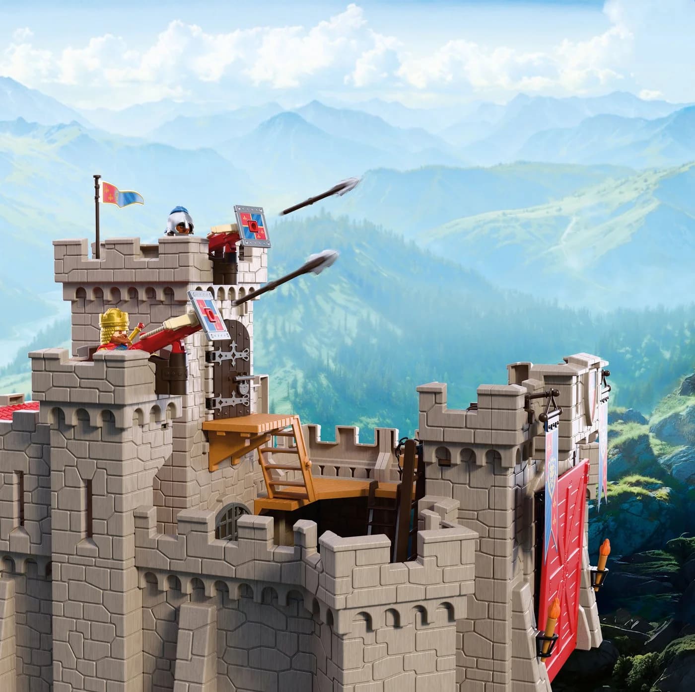 Playmobil® Große Löwenritterburg (72112) XXL Ritterburg mit Zugbrücke - Bild 4