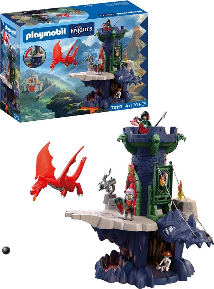Playmobil Drachenritterturm 72113 Knights Konstruktions-Spielset 70 Teile - Bild 2