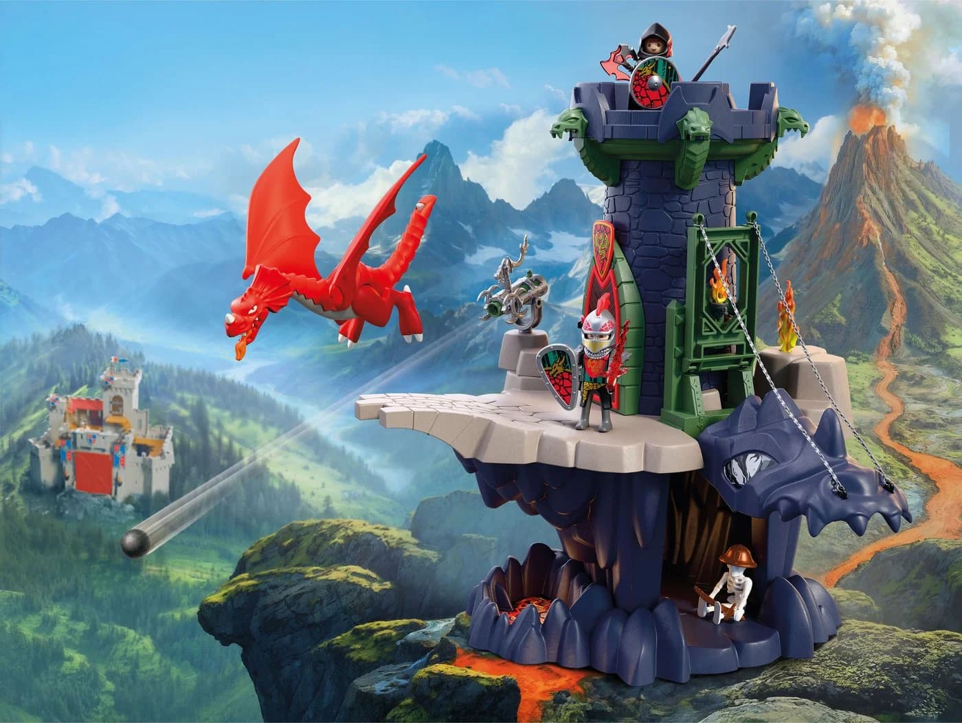 Playmobil Drachenritterturm 72113 Knights Konstruktions-Spielset 70 Teile - Bild 3