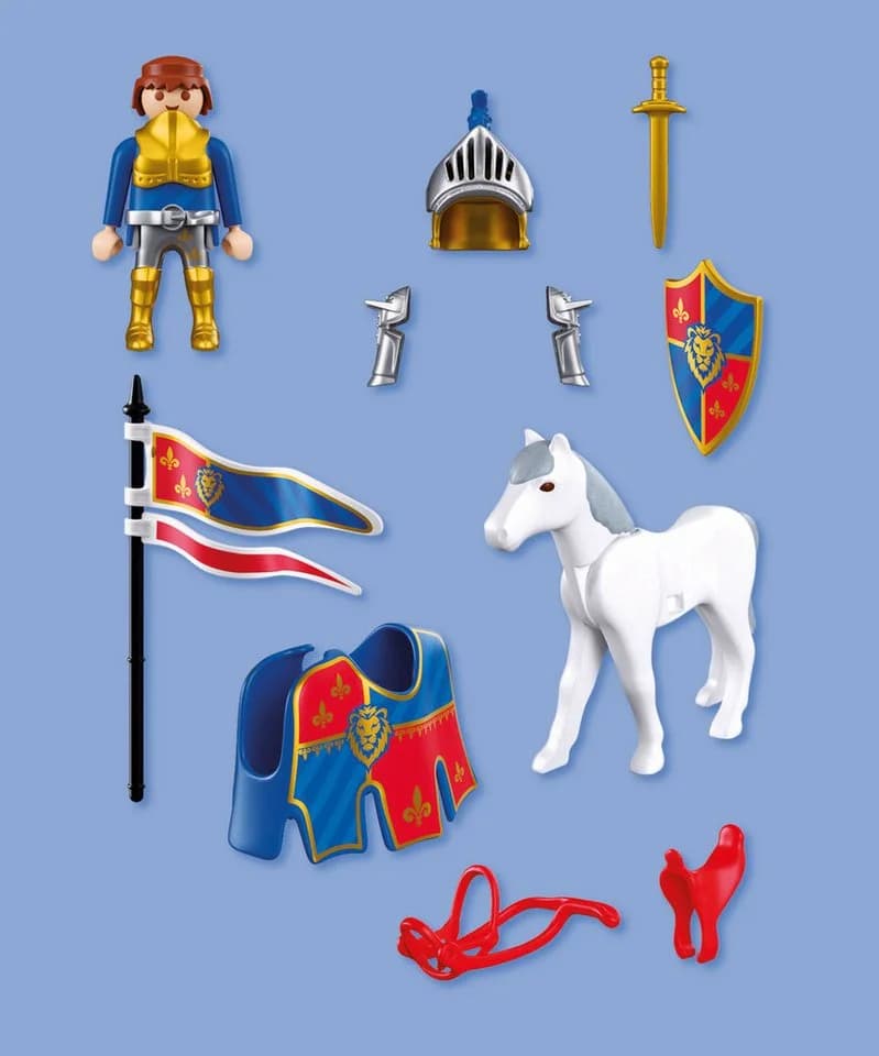 Playmobil Anführer Löwenritter Knights Konstruktions-Spielset 16 Teile