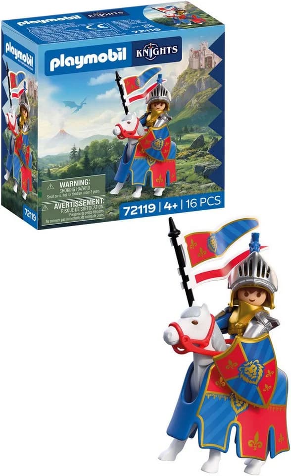 Playmobil Anführer Löwenritter Knights Konstruktions-Spielset 16 Teile - Bild 2