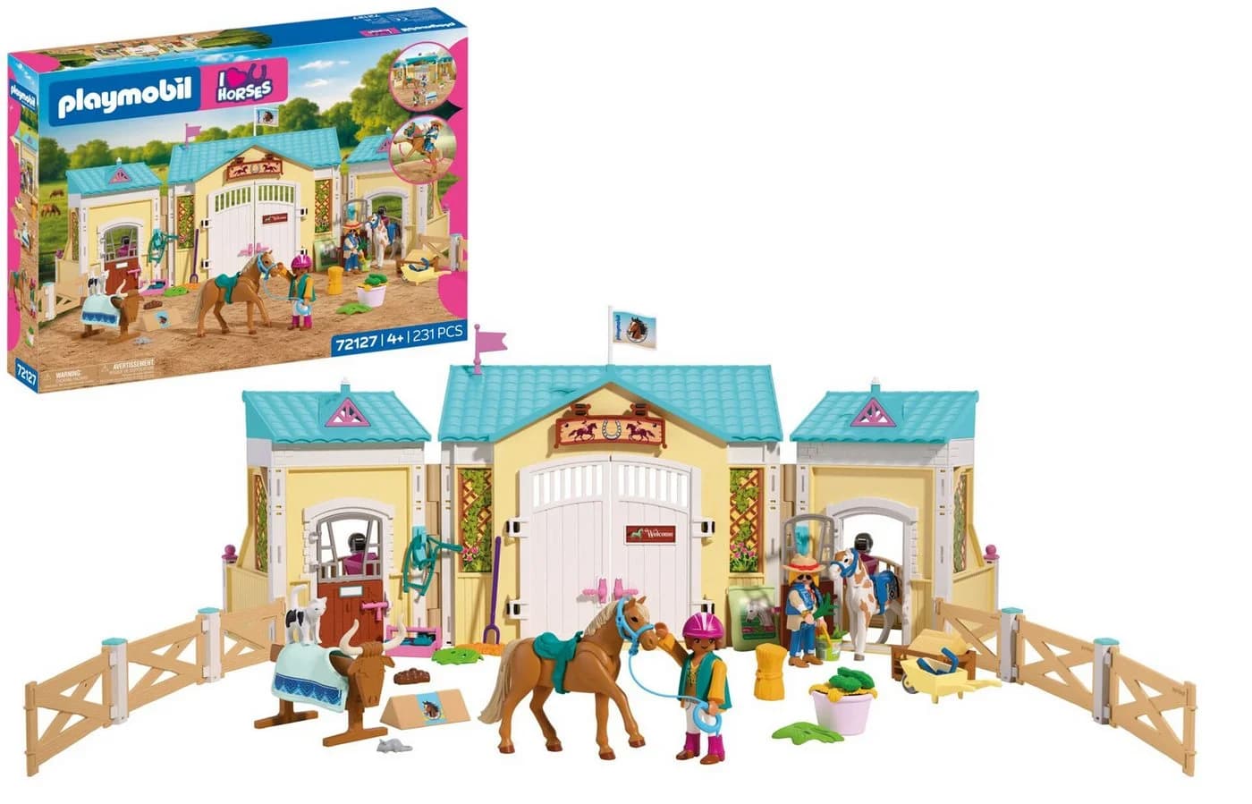 Playmobil Großer Reiterhof 72127 Bunt Konstruktions-Spielset - Bild 2