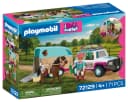 Playmobil Geländewagen mit Pferdeanhänger Bunt 71 Teile Bild 1