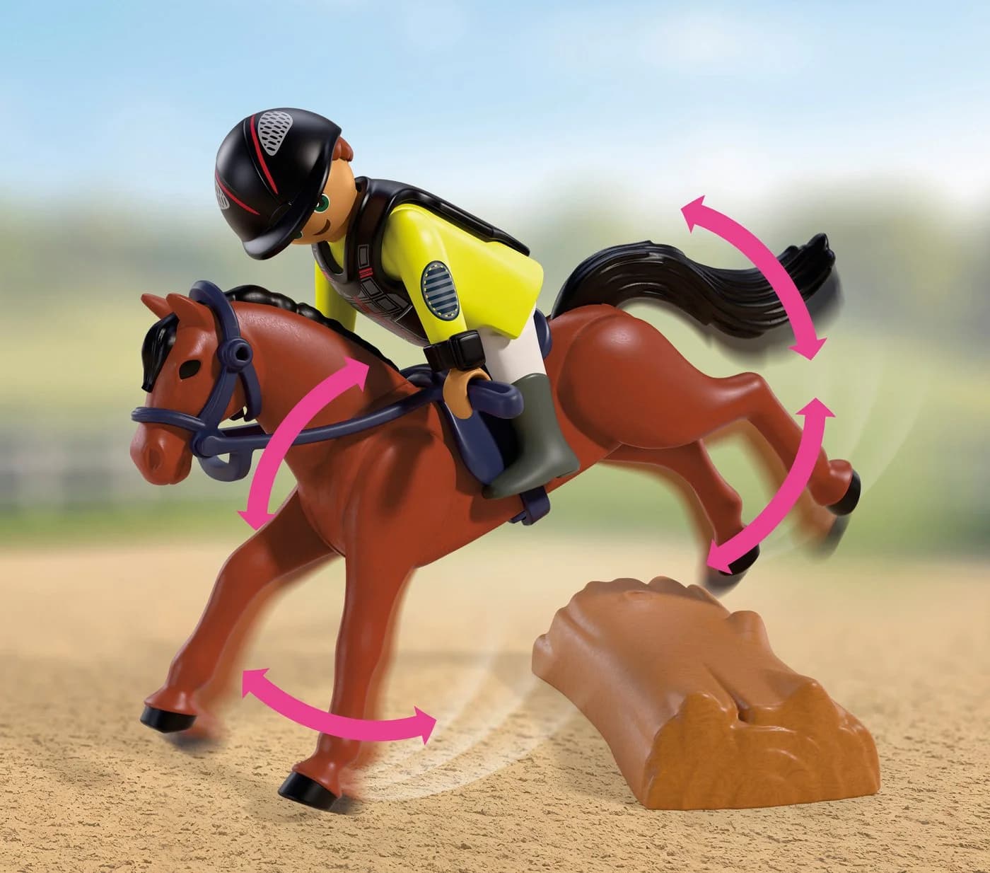 Playmobil Turnierreitplatz 72130 I Love Horses 66-tlg. Bunt