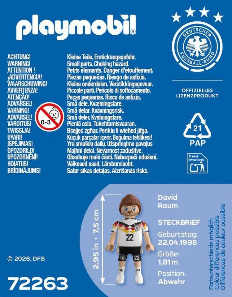 Playmobil David Raum 72263 DFB Konstruktions-Spielset Bunt - Bild 3