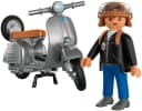 Playmobil Vespa 80 Jahre Jubiläum Konstruktions-Spielset Silber Retro Bild 2