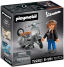 Playmobil Vespa 80 Jahre Jubiläum Konstruktions-Spielset Silber Retro Bild 3