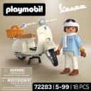Playmobil Vespa 80 Jahre Jubiläum Konstruktions-Spielset Beige Bild 1