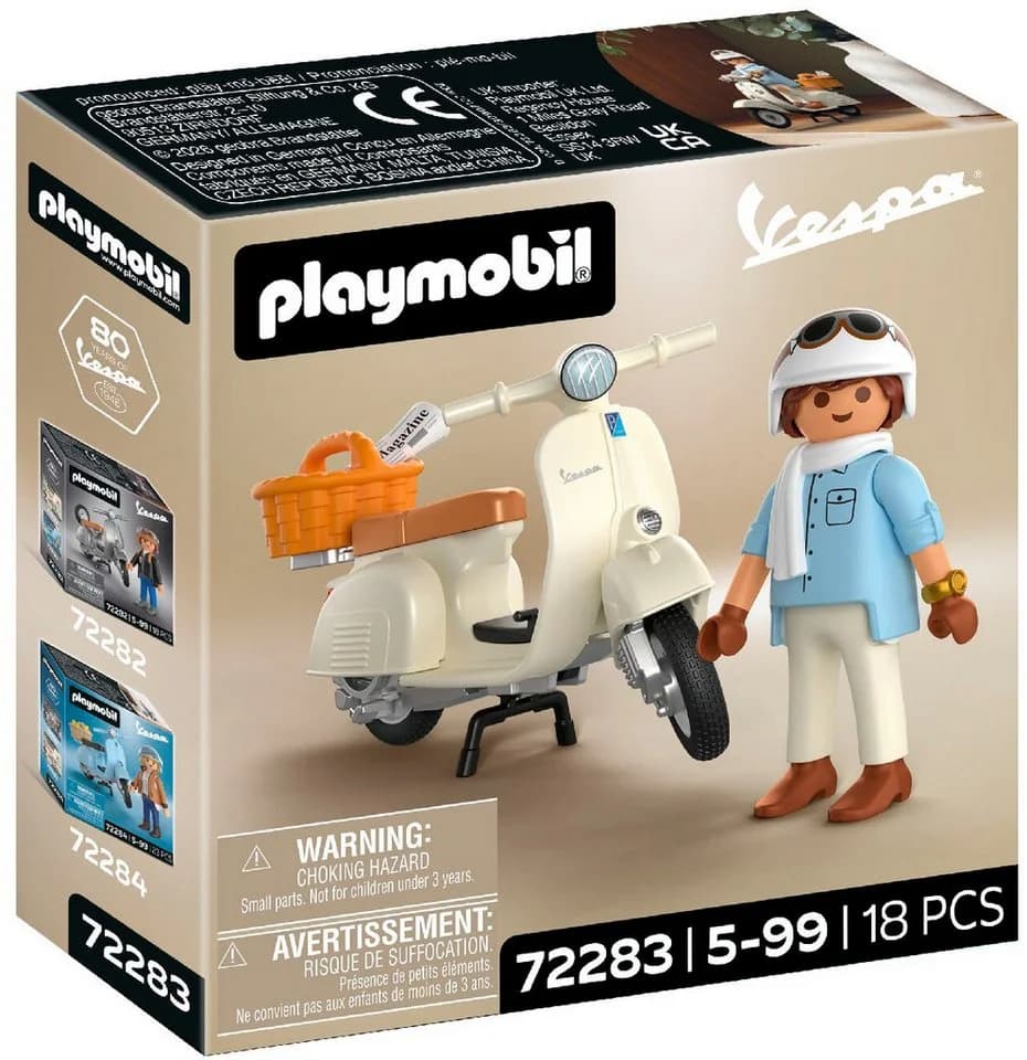 Playmobil Vespa 80 Jahre Jubiläum Konstruktions-Spielset Beige - Bild 3