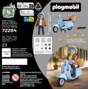 Playmobil Vespa 80 Jahre Jubiläum Konstruktions-Spielset Blau Bild 4