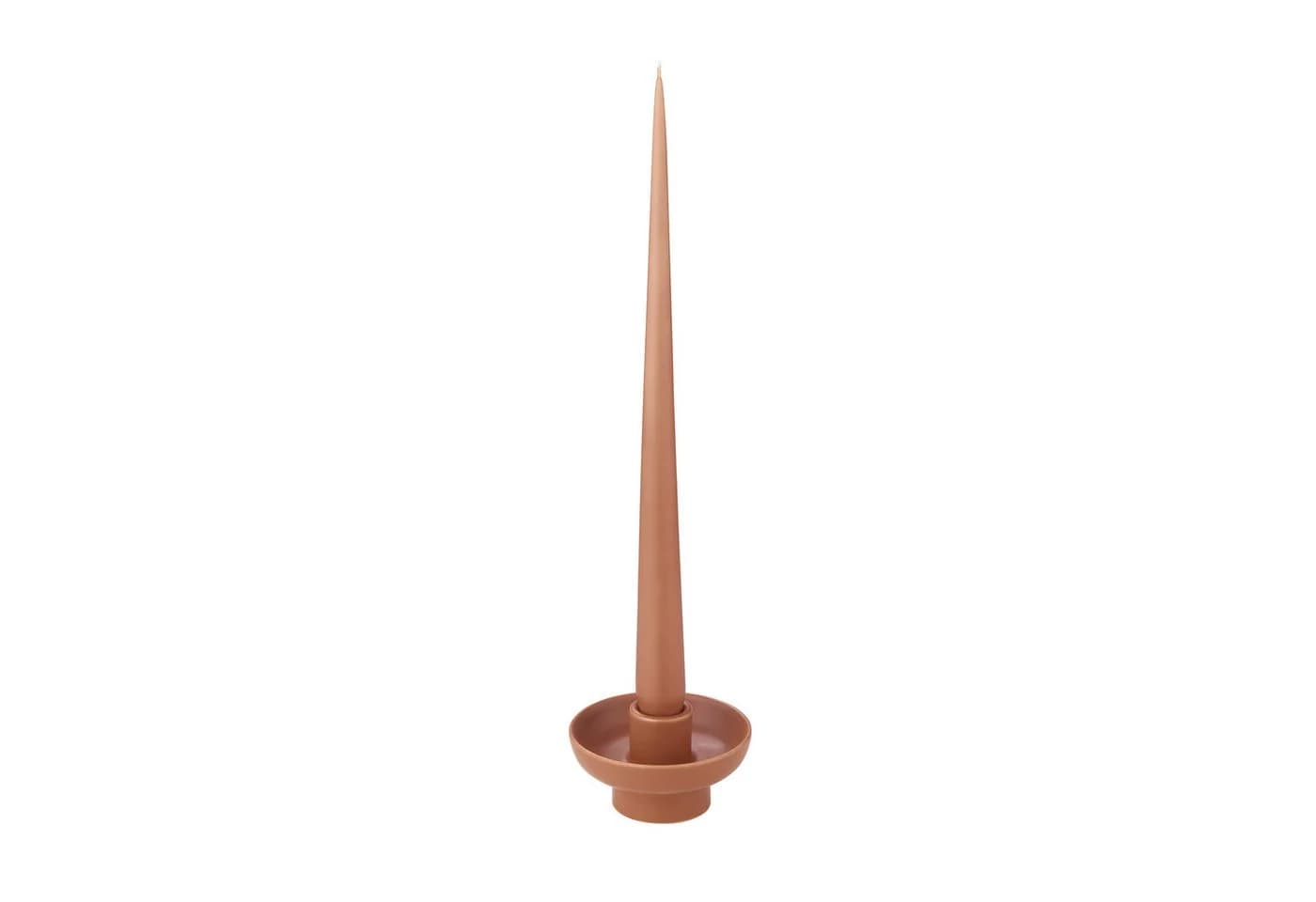 blomus VELA Kerzenhalter Steingut Modern Beige/Grün/Rot/Schwarz