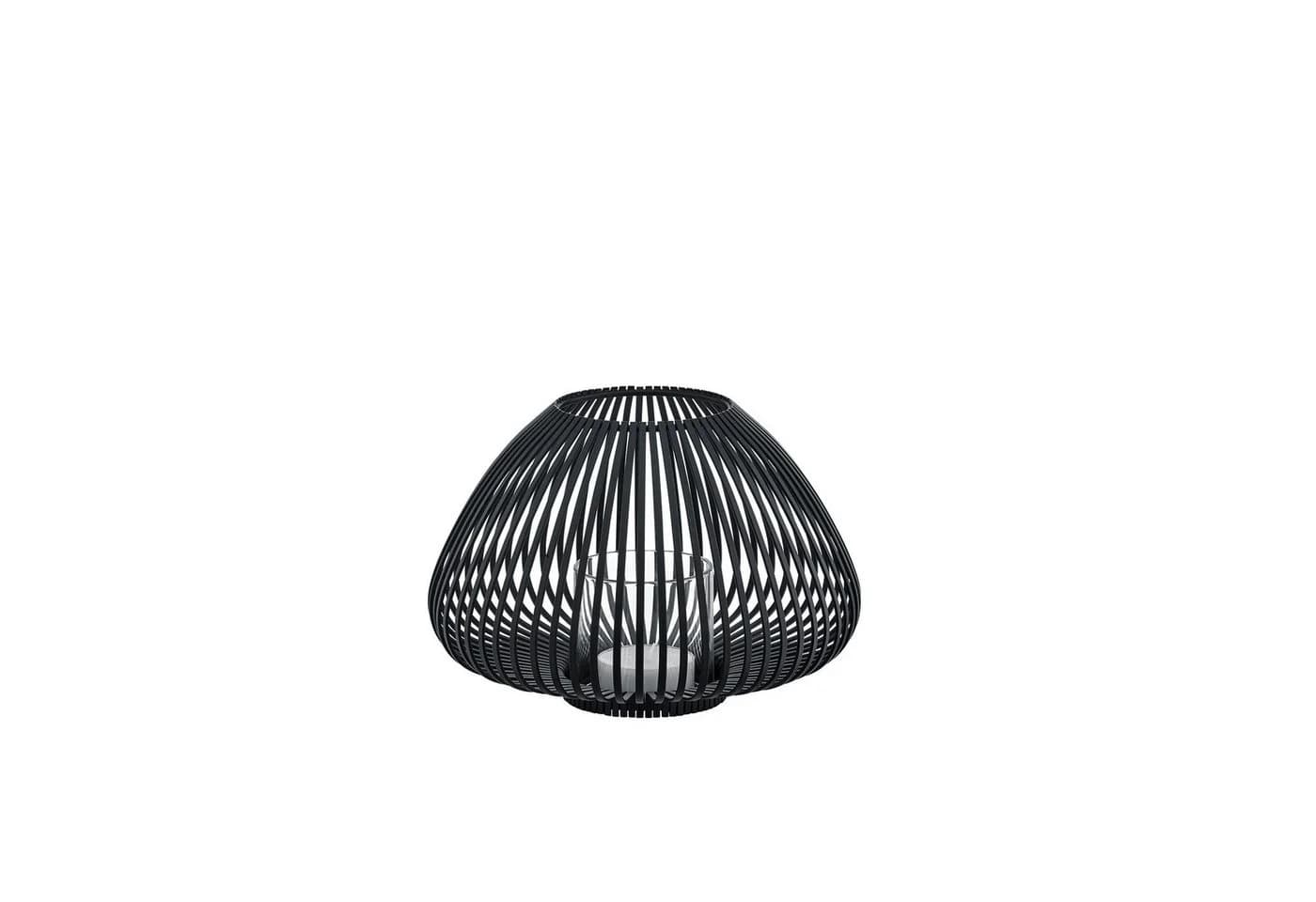 blomus Laterne LYVA Kerzenhalter Schwarz mit Glaszylinder - Bild 3