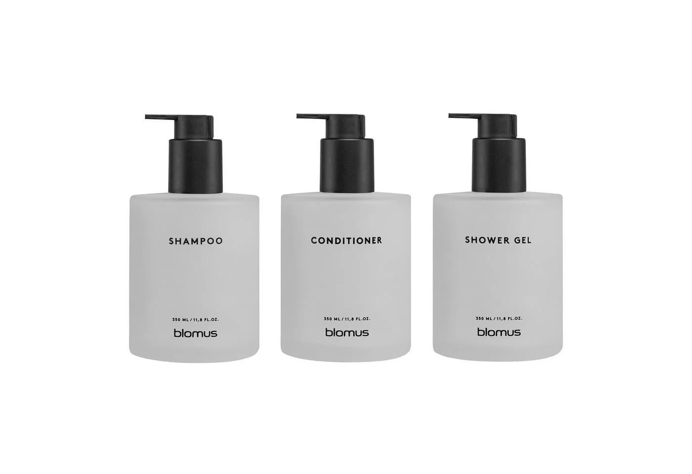 blomus KIREI Seifenspender 3er Set Glas mattschwarz - Bild 2