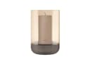 blomus Windlicht CALMA Kerzenhalter Edelstahl Glas Braun Bild 1