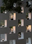 blomus Windlicht CALMA Glas Kerzenhalter Betonoptik Agave Green Bild 4