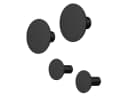 blomus Wandhaken PONTO Set 4tlg. Schwarz Polystone Bild 2