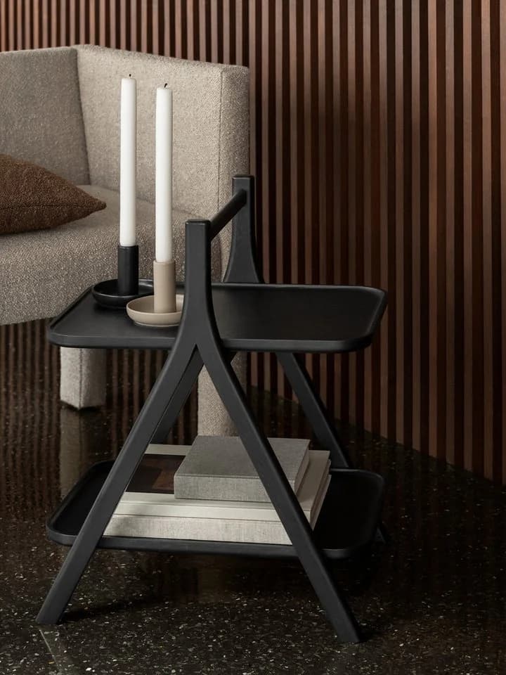 blomus Kerzenhalter VELA Modernes Design Keramik Beige - Bild 1