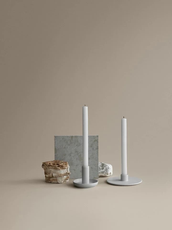 blomus Kerzenhalter VELA Modernes Design Keramik Beige - Bild 2