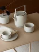 blomus Dekovase MAKOTO Beige Matte Glasur Unikat Bild 1