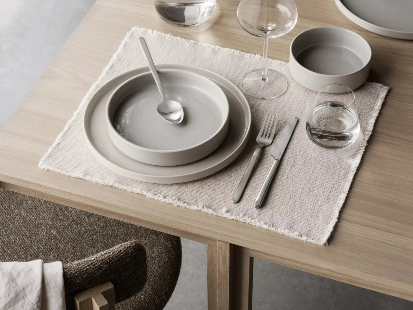 blomus Teller PILAR Keramik Beige 27 cm Speiseteller - Bild 4