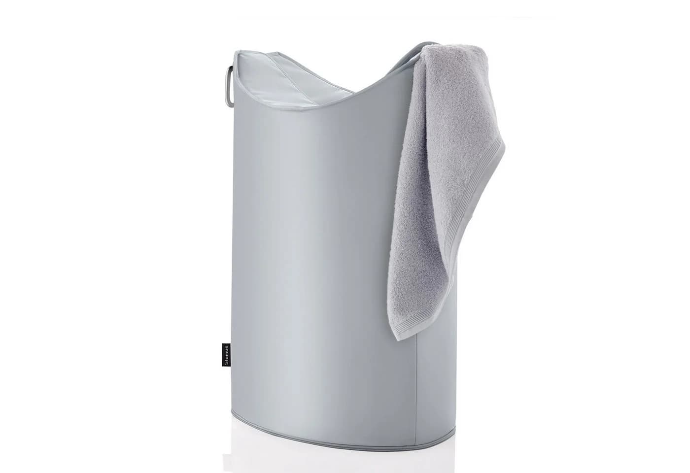 blomus Wäschesammler FRISCO Silber 42x33x66,5 cm