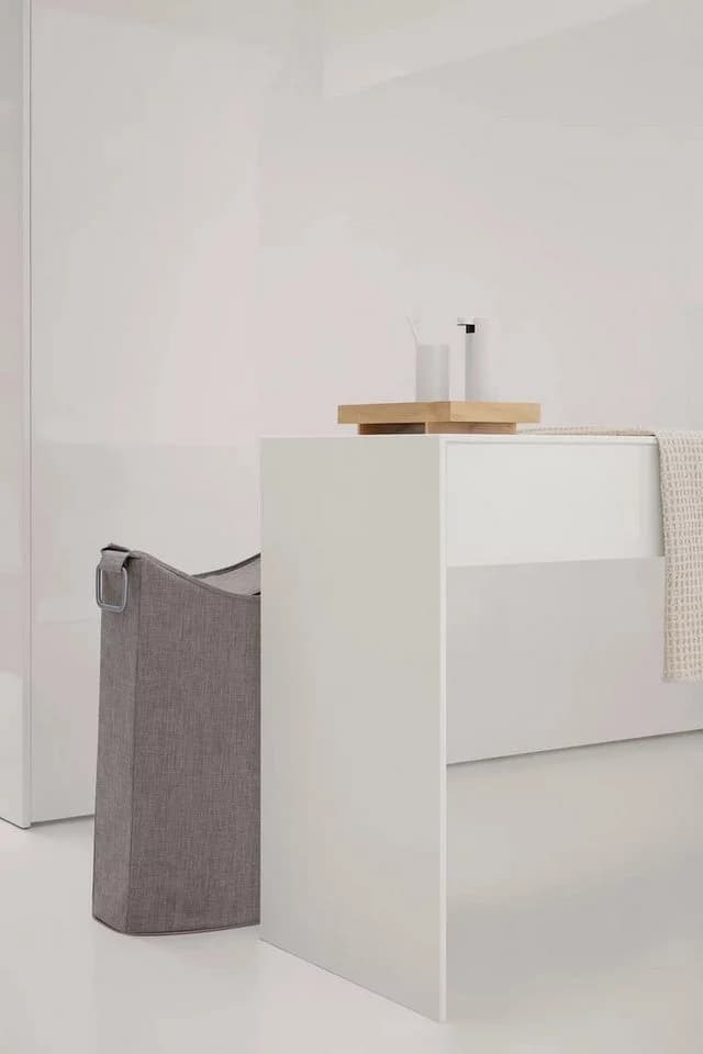 blomus Wäschesammler FRISCO Silber 42x33x66,5 cm - Bild 5