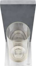 BLOMUS Wandkerzenhalter FINCA Silber Schwarz Edelstahl Glas Bild 5