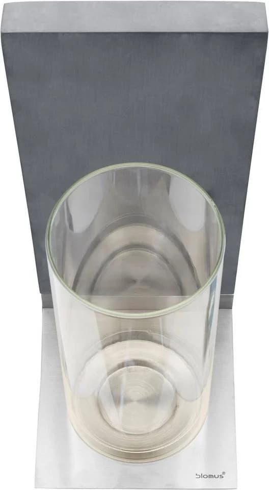 BLOMUS Wandkerzenhalter FINCA Silber Schwarz Edelstahl Glas - Bild 5