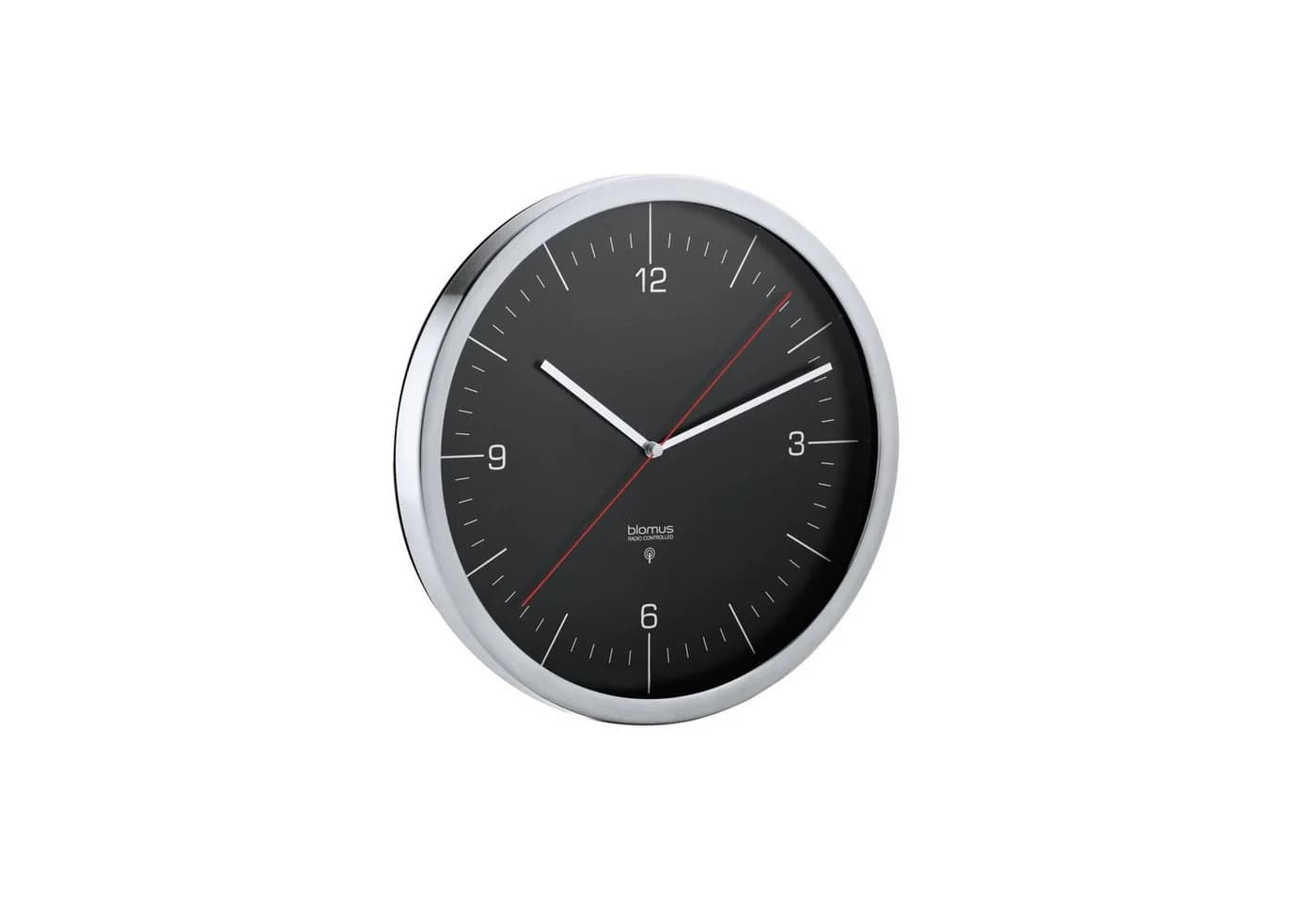 Wanduhr BLOMUS CRONO Schwarz Edelstahl Modern