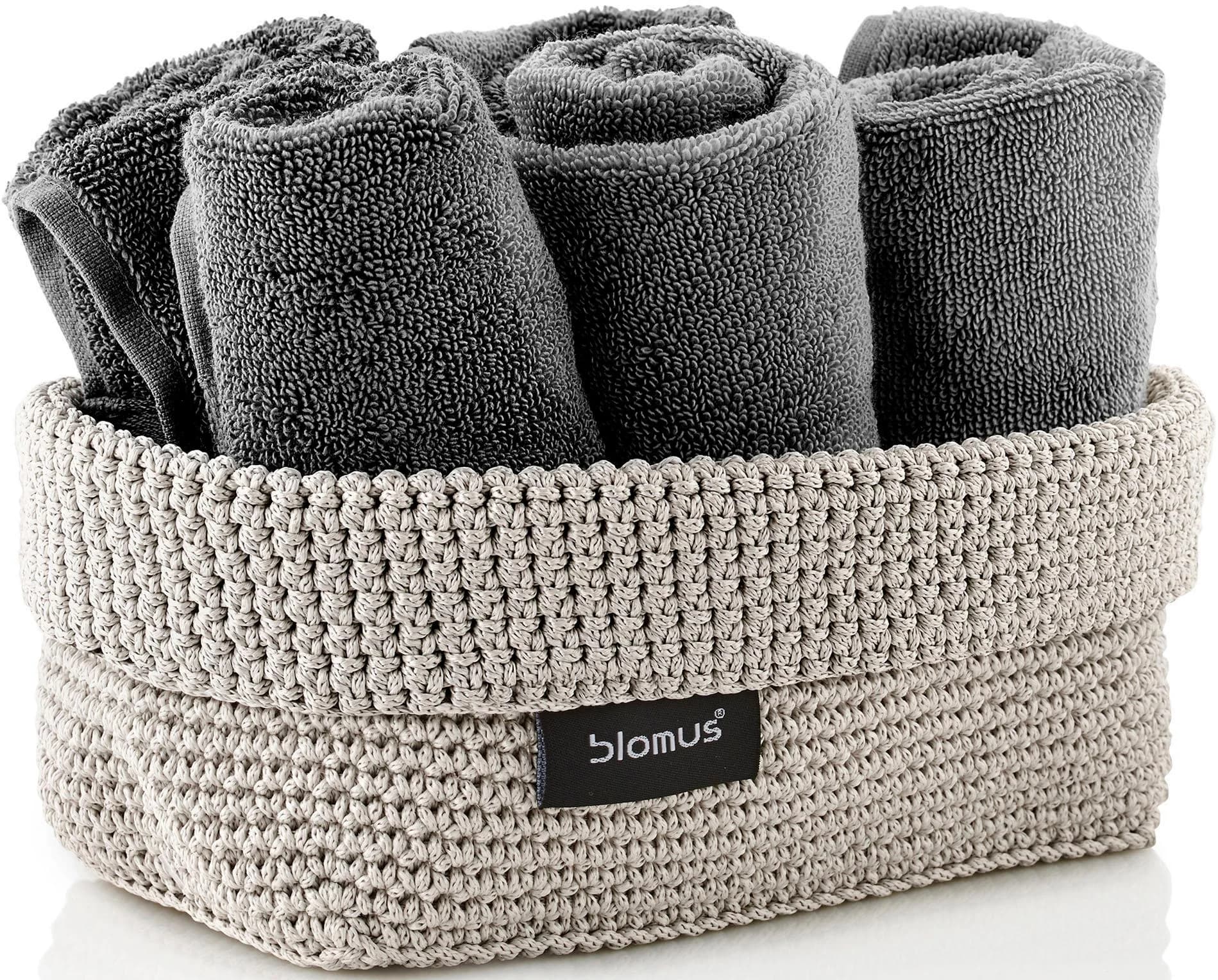 BLOMUS Häkelkorb TELA Beige Aufbewahrungsbox - Bild 2
