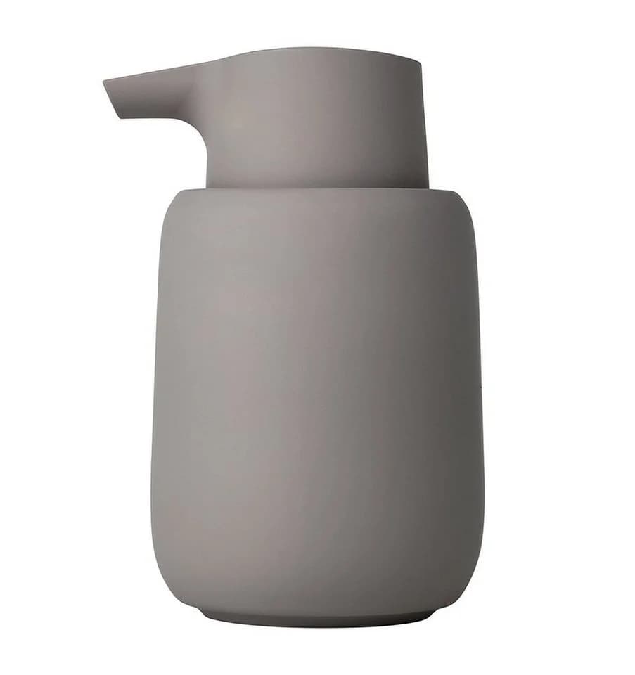 Blomus Seifenspender SONO Taupe Keramik Silikon - Bild 2