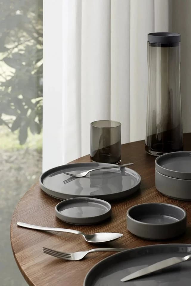 blomus Teller PILAR Grau Keramik Ø10cm - Bild 5