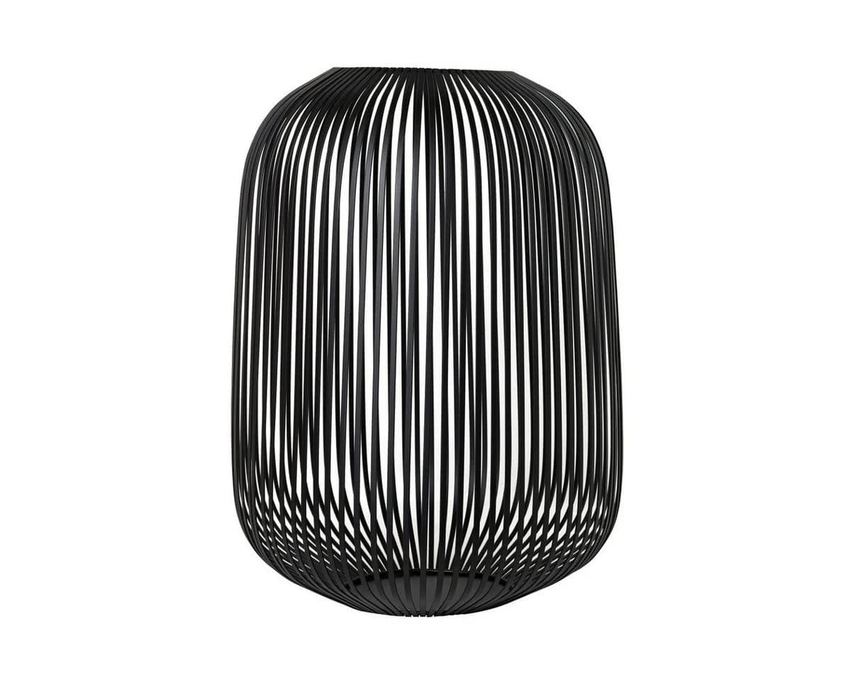 Blomus Laterne Lito Schwarz Oval Metall Deko