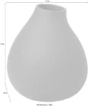 blomus Dekovase NONA Porzellan Vase Tropfenform 17 cm Bild 1