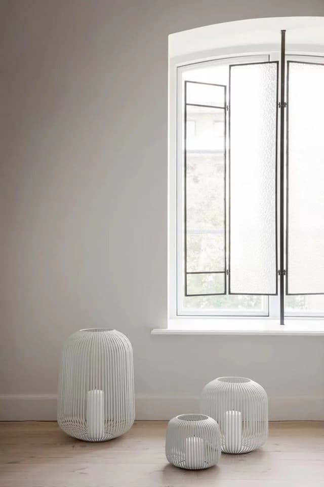 blomus Laterne Lito M Nomad Beige Pulverbeschichteter Stahl - Bild 5