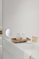 blomus Zahnputzbecher SONO Weiß Keramik Soft-Touch Bild 3