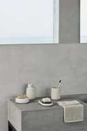 blomus Seifenschale SONO Weiß Keramik Minimalistisch Soft-Touch Bild 1