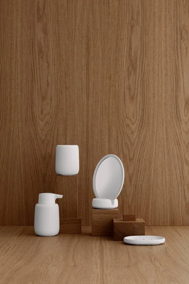 blomus Seifenschale SONO Weiß Keramik Minimalistisch Soft-Touch - Bild 5