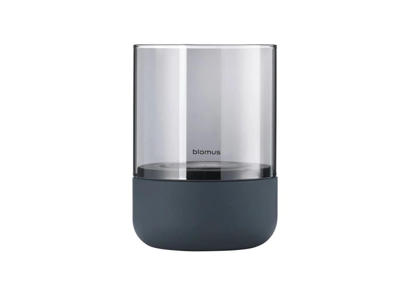 blomus Windlicht CALMA Glas Kerzenhalter Grau Betonoptik - Bild 2