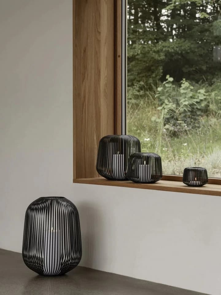 blomus Windlicht LITO Laterne Kerzenhalter Größe S Stahl - Bild 4