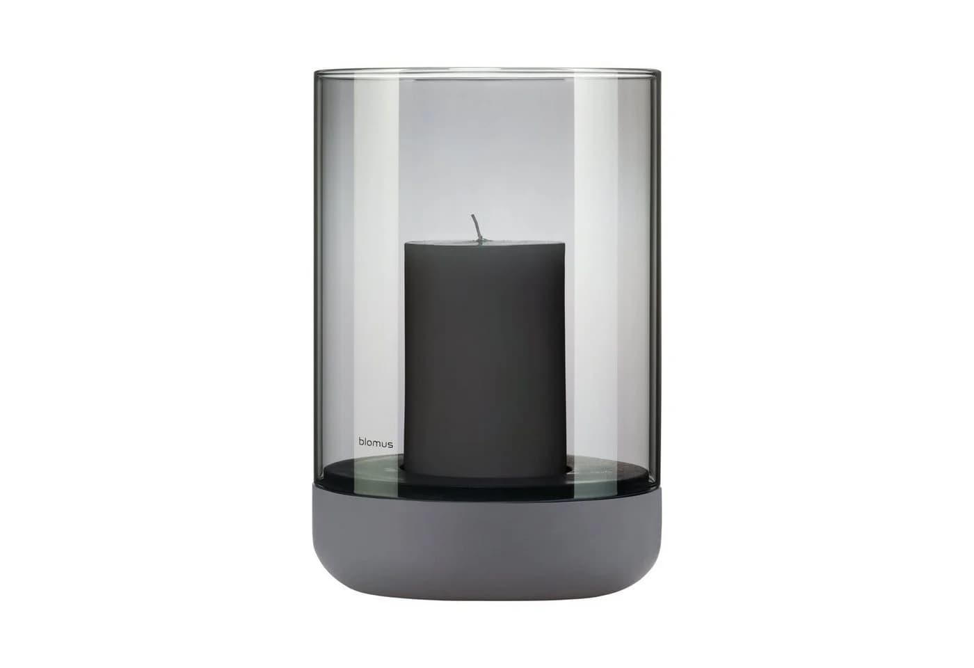blomus Windlicht CALMA Glas Kerzenhalter Steel Gray - Bild 2