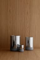 blomus Windlicht CALMA Glas Kerzenhalter Steel Gray Bild 5