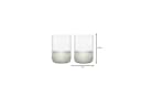 blomus Windlicht CALMA Set 2 St. Glas Betonoptik Grau XS Bild 1