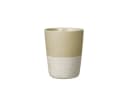 blomus Becher SABLO Steingut 250ml Gelb Grau Beige Bild 2