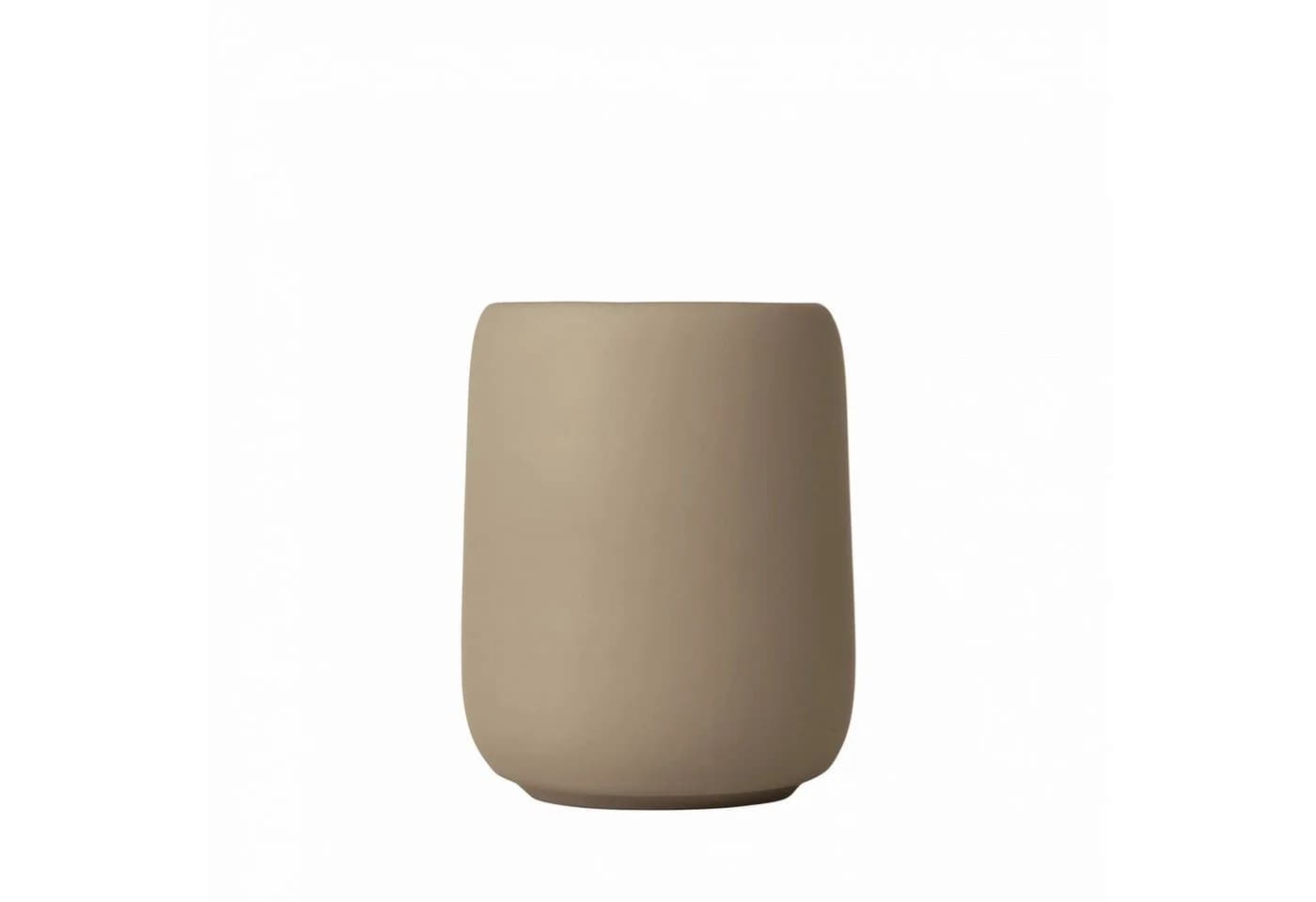 blomus Zahnputzbecher SONO Braun Keramik Soft-Touch - Bild 2