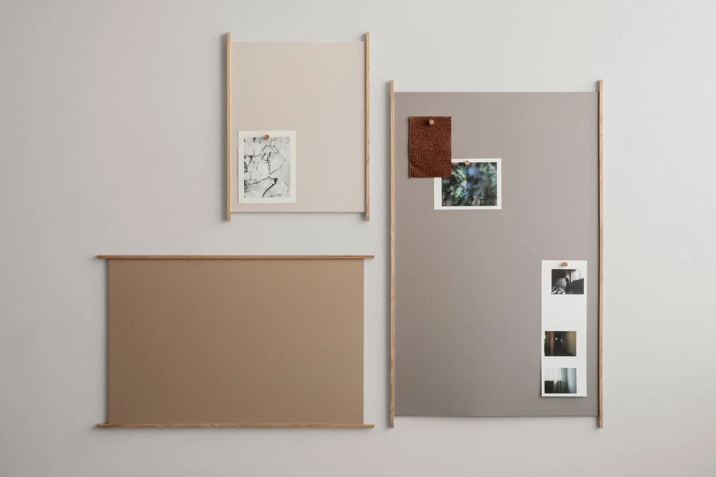 blomus Magnettafel KOREO Whiteboard Wandtafel Modernes Design Holz