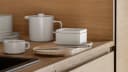 blomus Butterdose PILAR Steingut Beige Spülmaschinengeeignet Bild 3