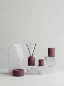 blomus Duftkerze FRAGA Beton-Optik Sojawachs Bild 5