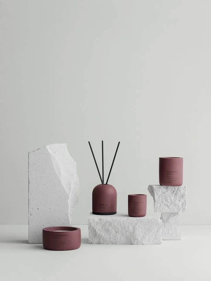 blomus Duftkerze FRAGA Beton-Optik Sojawachs - Bild 5