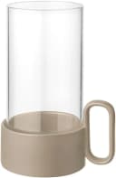 Blomus Windlicht YURAGI Beige Steingut Glas Bild 2